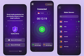 build a custom VPN app with a full featured admin panel