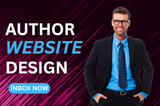 design a professional author website, ebook website, ebook landing page