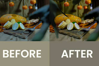 retouch and upgrade your product images