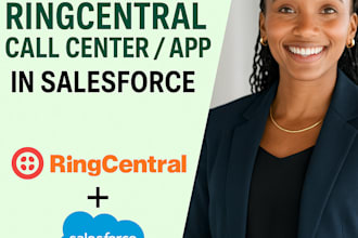 configure ringcentral app call center in salesforce