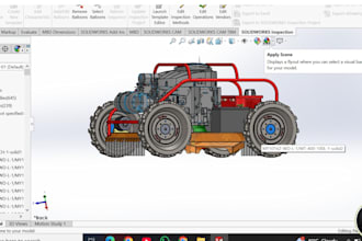 make 3d and 2d modeling using solidworks,fusion 360 , autocad