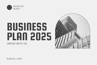 create investor ready business plan, pitch deck and financial model