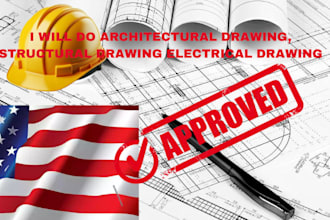 provide architectural, structural, architectural drawing for adu permits in USA