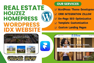 design wordpress real estate idx website with homepress myhome houzez realhomes
