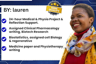 help do biostatistics assigned work,cell biology, regenerative medicine research