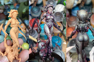 do miniature painting, warhammer painting, dnd mini painting, tabletop wargames