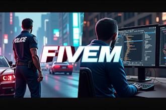 build and fix fivem scripts, mlo, ui, server setup, eup, esx, qbcore mods, menus