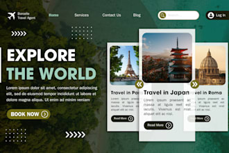 design wordpress hotel booking website travel website airbnb booking website