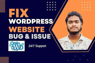 fix wordpress bug, wordpress error and html css issues