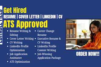 write,edit, design your resume,cover letter,cv,job application,reverse recruiter