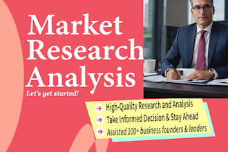 conduct a powerful comprehensive market research analysis