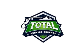 design landscaping commercial cleaning logo