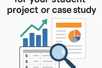 financial analysis for student projects