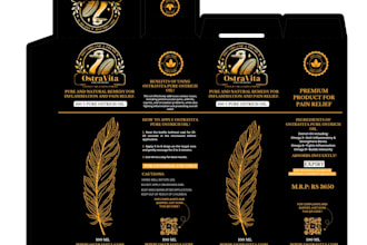 design premium packaging for pain relief oil