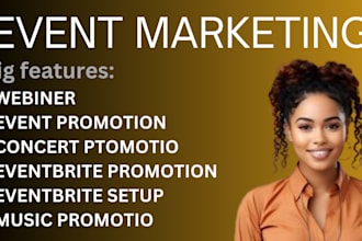 promote your event, eventbrite marketing, webinar promotion and event planning
