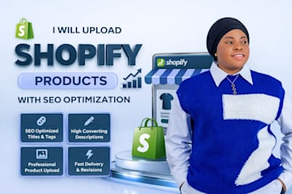 upload shopify products with SEO optimization