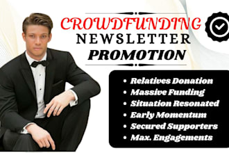 newsletter cross promote kickstarter crowdfunding campaign to real backers