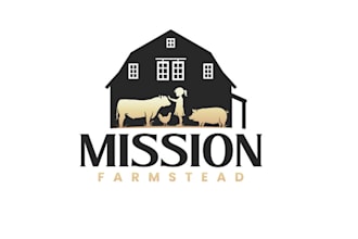 design pasture raised meat farm logo