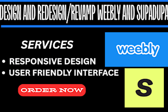 design and redesign weebly supadupa online website store design