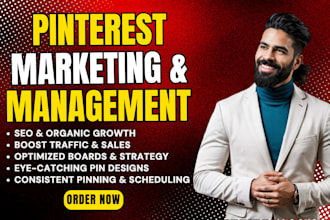 be your pinterest SEO expert, pin designer, marketer, manager, and tailwind pro