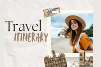 plan and create  a researched travel itinerary for your vacation or trip