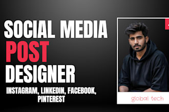 design social media posts, infographics, and linkedin content