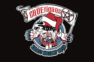 create update prior rock roll party logo