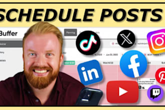 do social planner, schedule social media post on buffer hootsuite loomly later