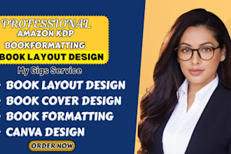 expertly do canva ebook design layout design kdp cover design
