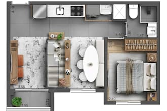 draw a real estate watercolor floor plans that sell