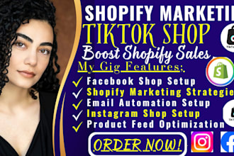 do shopify, facebook shop, instagram shop, tiktok shop to boost shopify sales