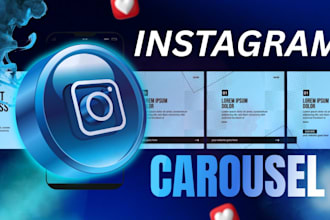 design attractive social media carousel posts for your instagram