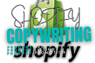 copywriting shopify store product description product listing