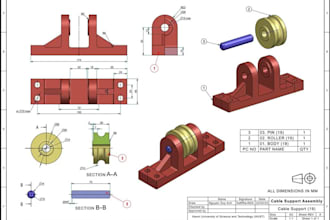 create 2d and 3d patent drawings great quality sheet with gdt