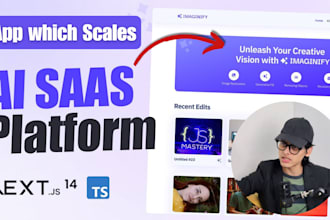 build an ai saas web app that scales