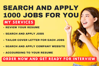 search and apply 1000 jobs for you