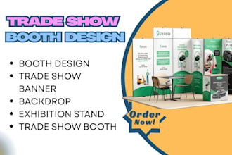 custom trade show booth,3d booth, backdrop design