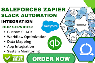 integrate slack to saleforce via zapier for task automation marketing snov  CRM