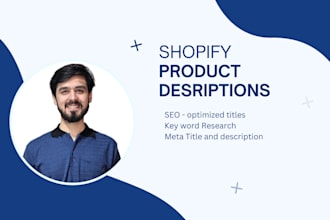 write SEO product descriptions for perfumes and self care shopify stores