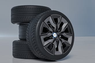model 3d car wheel, animation and renders