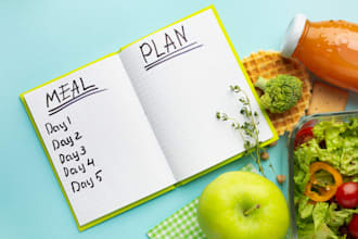 make a diet plan based on your goals and food preference