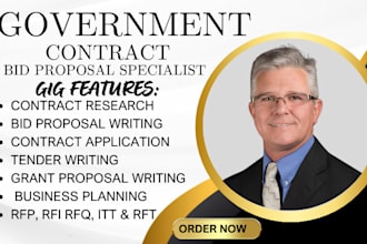 find rfp, win government contract, write bid proposal, cpsr, technical writing