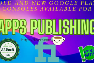 publish apps or games on google play console for you