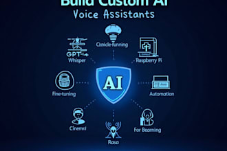 build custom ai agent, voice assistant with gpt4 whisper langchain fine tuning