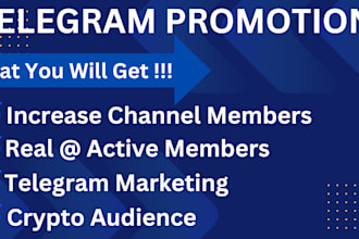 add a million user to telegram subscribers group and gain real organic followers