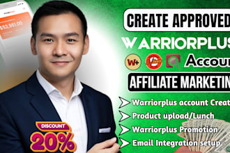 create warriorplus account, warriorplus product upload for passsive income sales