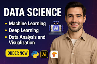 do data analytics, machine learning, deep learning, data science python projects