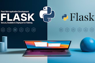build a professional flask web application with backend apis
