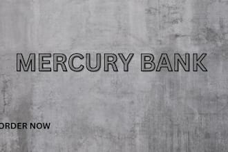 open a usa business bank account in mercury bank for your lic