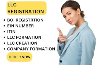 do llc registration, ein number, boi report